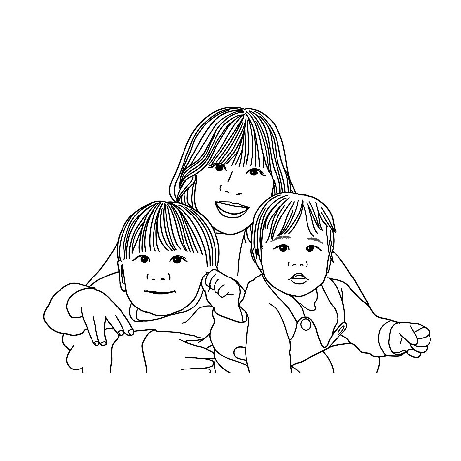 お子様やご家族の似顔絵イラストを作成します SNSアイコンや記念日のプレゼントにおすすめ イメージ4