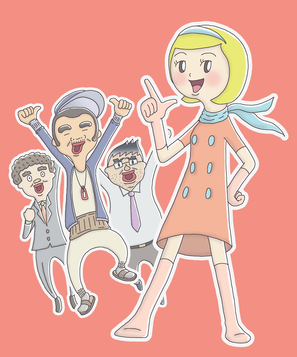 コミカルでポップなイラストを作成します ポップでコミカル、他にはないイラスト、キャラクターを作成！ イメージ4