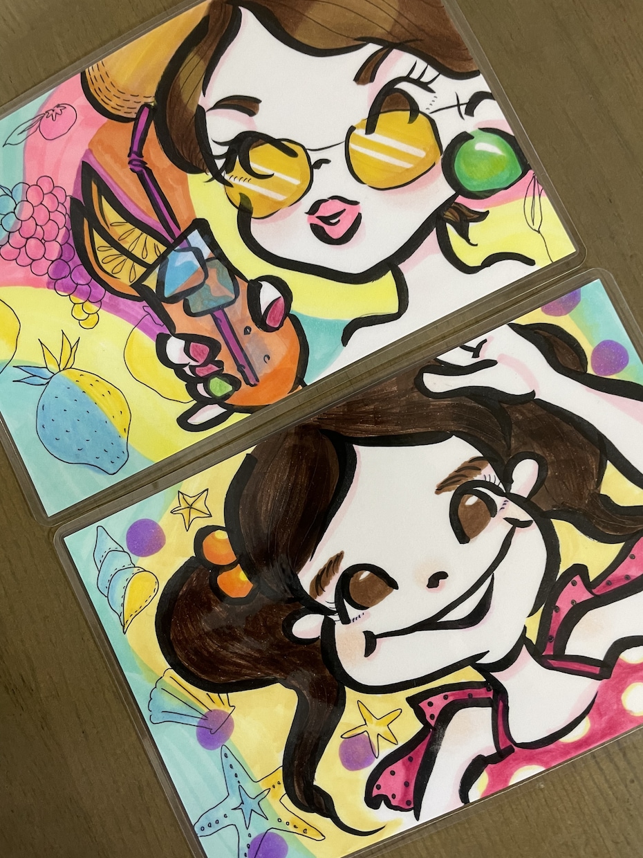 筆ペンで描いたポップ・メニュー作成いたします 黒墨の筆ペンで手書き作成します イメージ4