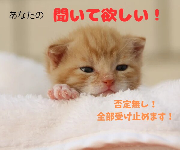 愚痴や心のモヤモヤ、どんなお話し もお聞きします 心の中のモヤモヤ、話して、スッキリとデトックスしましょ。 イメージ1