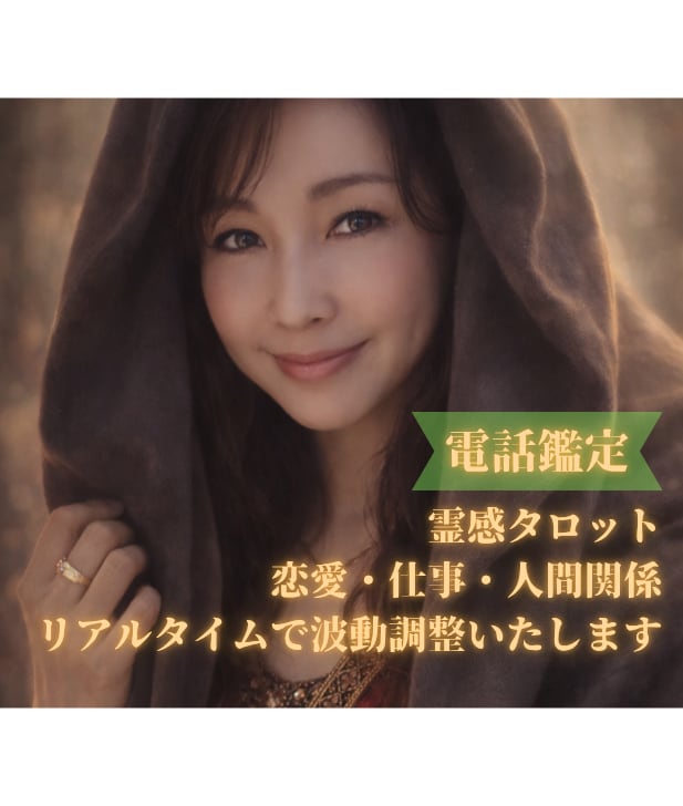 電話鑑定｜霊感タロットで恋愛・仕事・人間関係視ます 相手の本音と流れを読み、次の一歩を踏み出しましょう イメージ1
