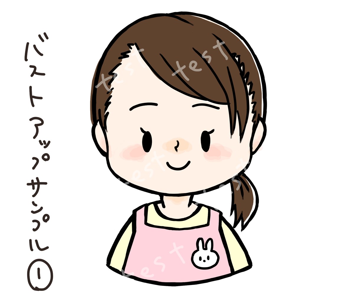 ゆるっとかわいい似顔絵作成します イベントやプレゼントにも活躍！多人数にも対応可！ イメージ5