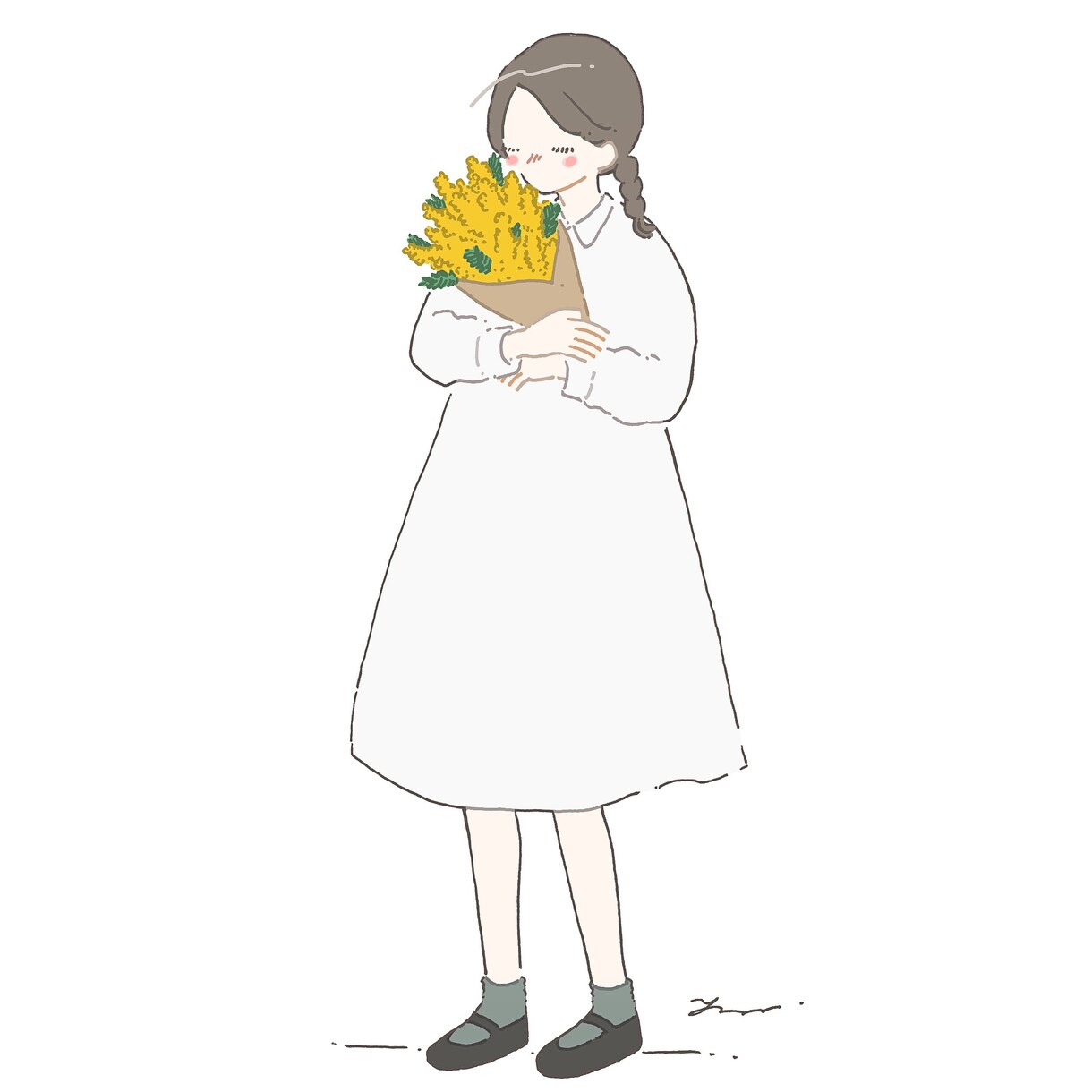 可愛くてオシャレなイラストをお届けします 似顔絵/コーデ/全身絵/カラー/雰囲気/シンプル/手描き イメージ4