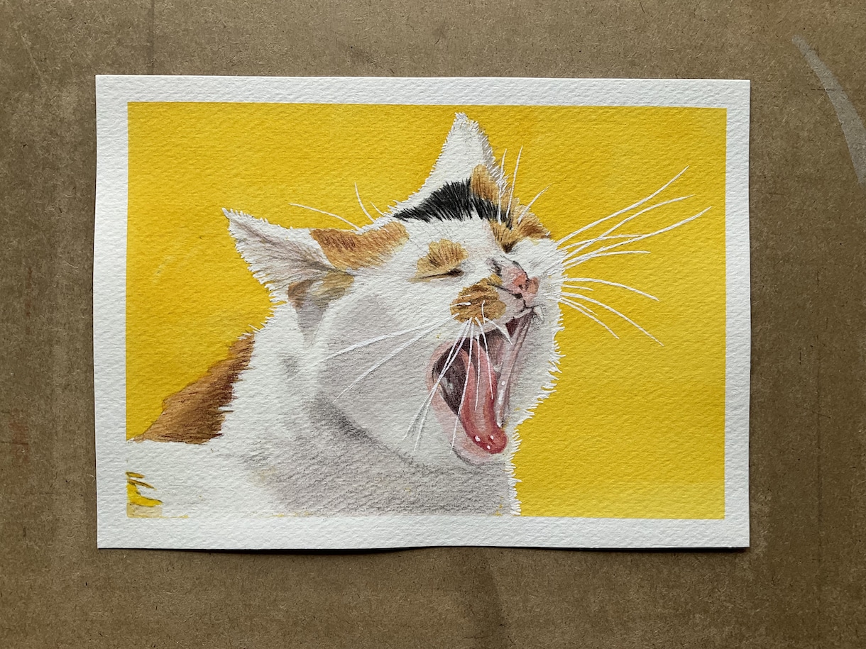 水彩であなたのペットの似顔絵を描きます Ａ5サイズの厚めの水彩紙にペットの似顔絵をリアルに描きます。 イメージ8