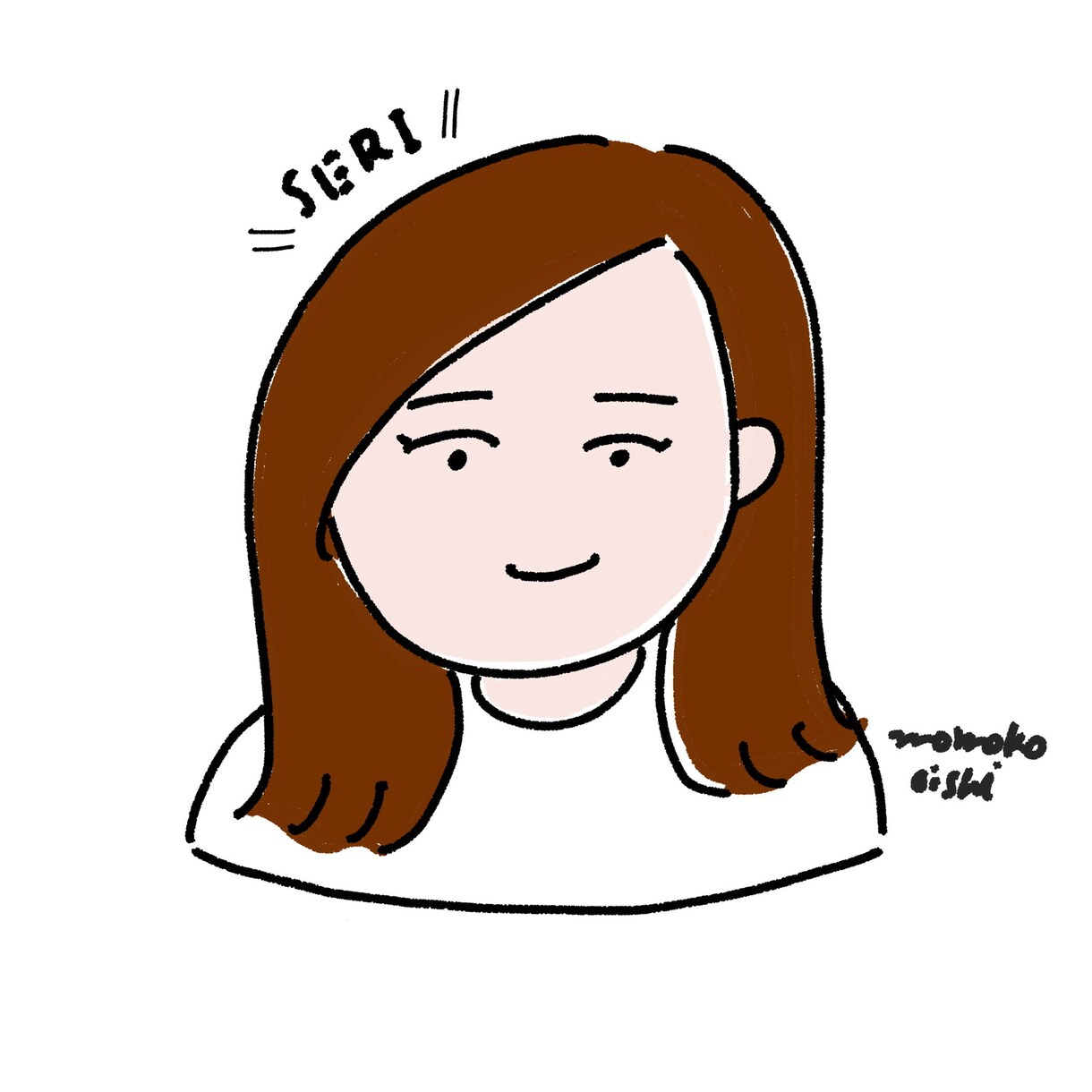 アイコンに使える似顔絵描きます 素朴で肩の力がぬけた顔になります。 イメージ2