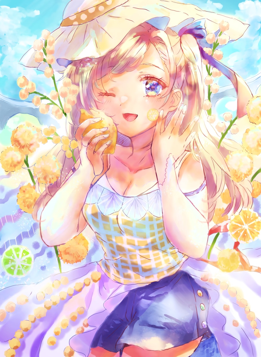 幻想的な可愛い女の子と綺麗な背景イラスト作成します パステルカラーのアナログ感ある幻想的な可愛い女の子イラスト イメージ2