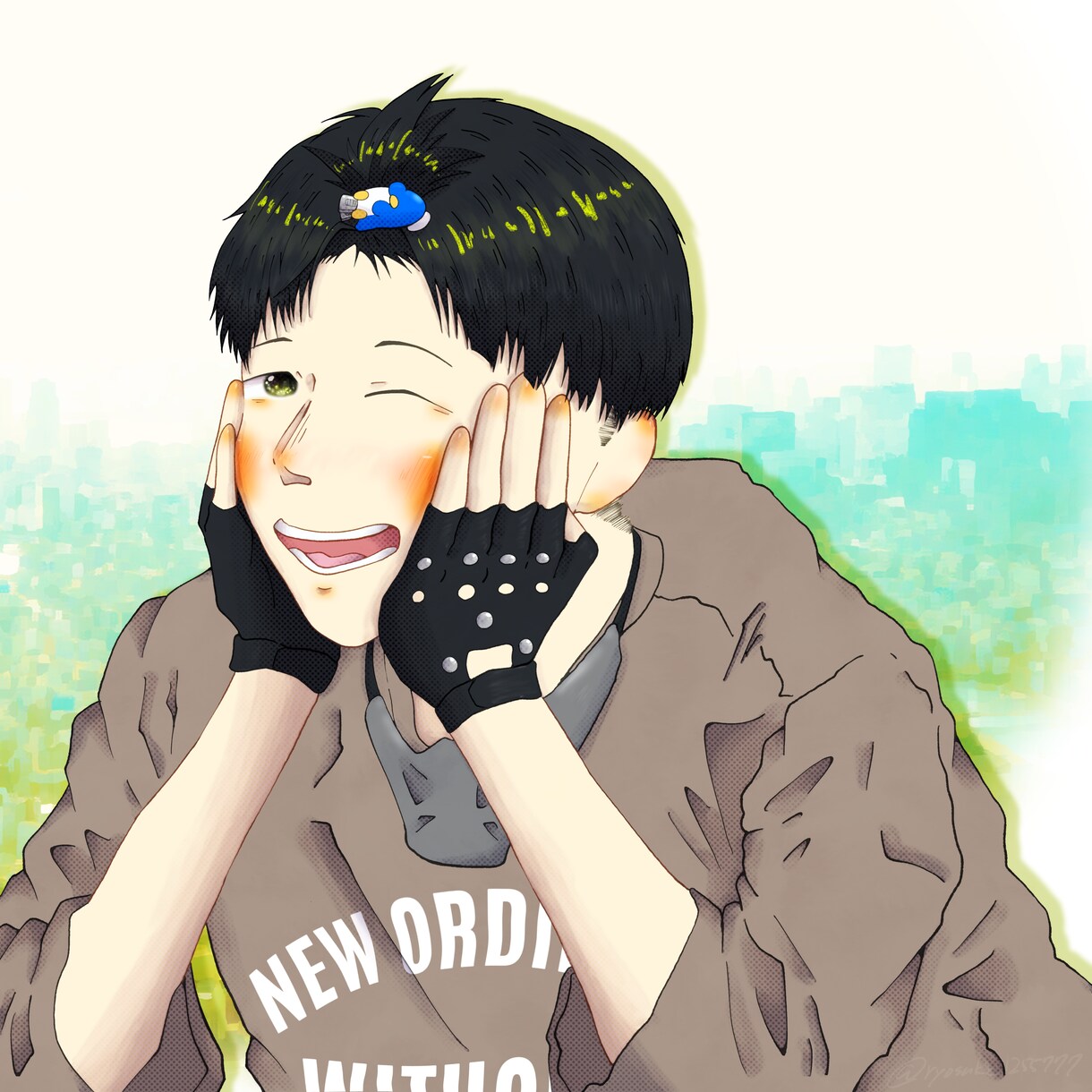 水彩タッチな一枚絵を描きます 現役芸術大学生　アイコン・ヘッダー・サムネ使用OK！ イメージ5