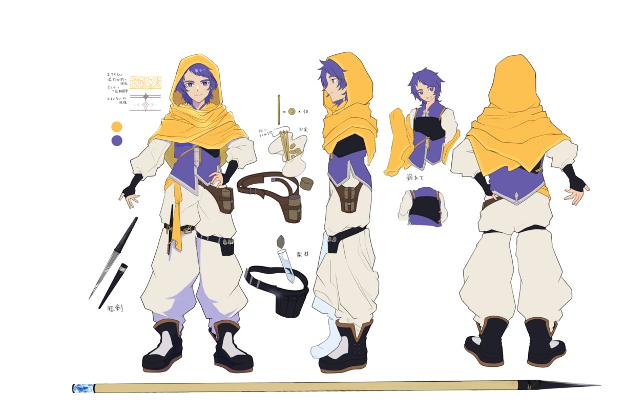 美麗なイラスト作成・豪華なキャラデザ承ります 描き込み量の多いイラストをご希望の方はぜひ！ イメージ8