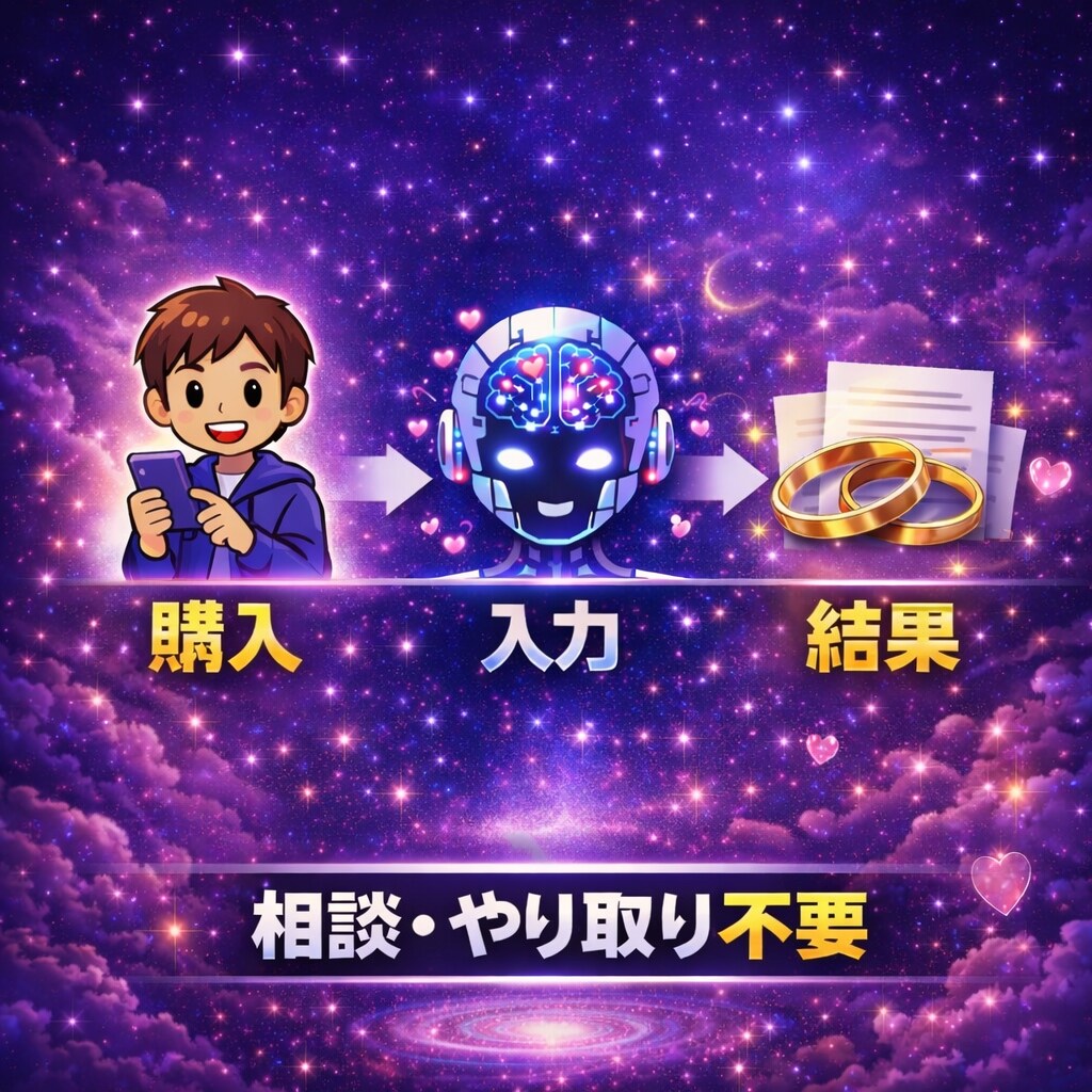 AIであなたの結婚運を詳しく占います 今の運気から結婚の可能性と時期を読み解きます イメージ2