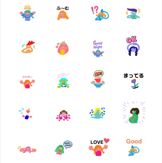 可愛いイラストのLINEスタンプ作ります ゆるキャラ、外国風のイラストが好きな方はぜひ♪ イメージ3