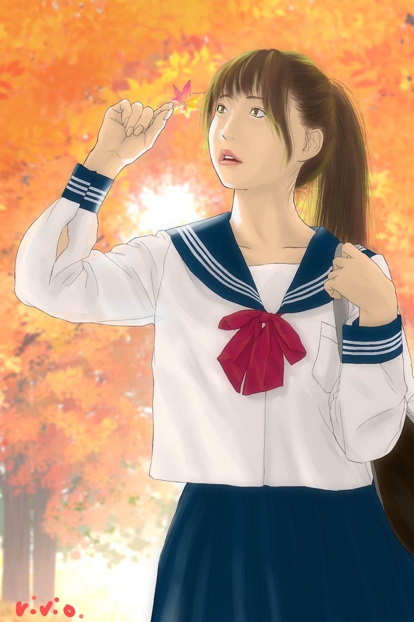 ややリアル寄りのグラビア風イラストを描きます イラストでコスプレしてみませんか？ イメージ1