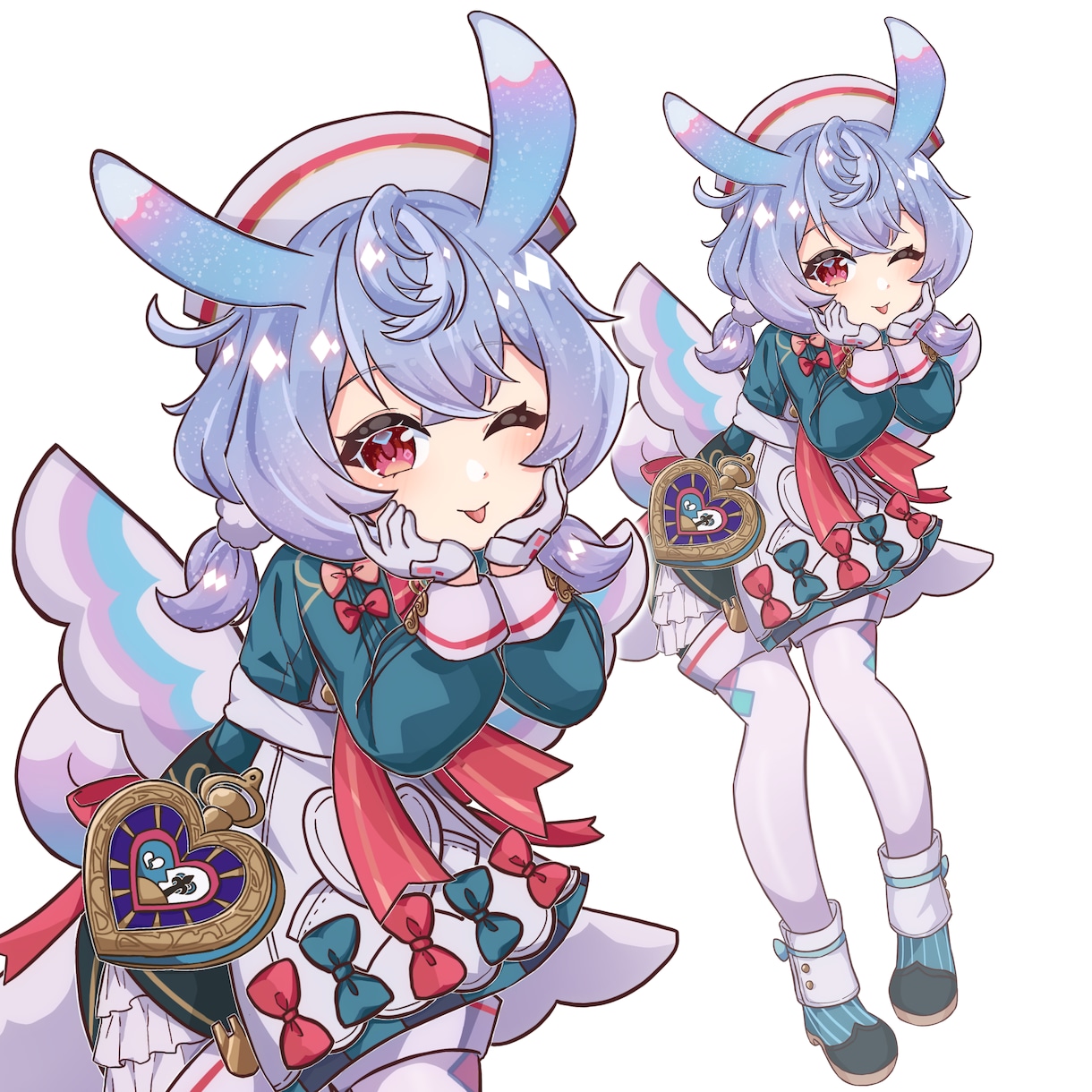 イリアム対応‼️かわいい女の子のキャラデザします 小さい女の子から少女まで‼️あなた好みのキャラデザします‼️ イメージ6