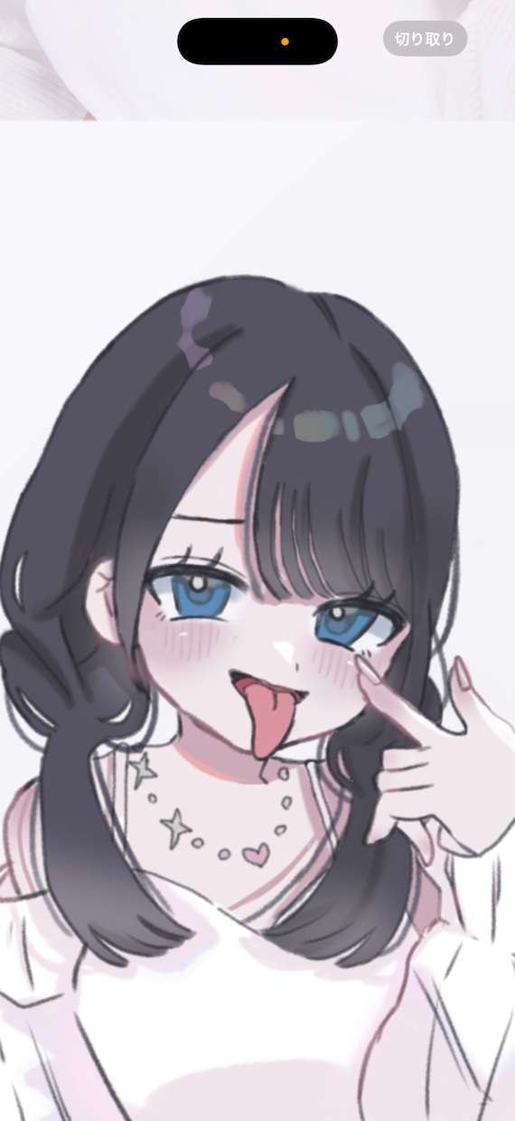 プリクラをアニメ化します あなたの2次元の姿を描きます໒꒰՞ ܸ. .ܸ՞꒱ა⋆⑅˚₊ イメージ2