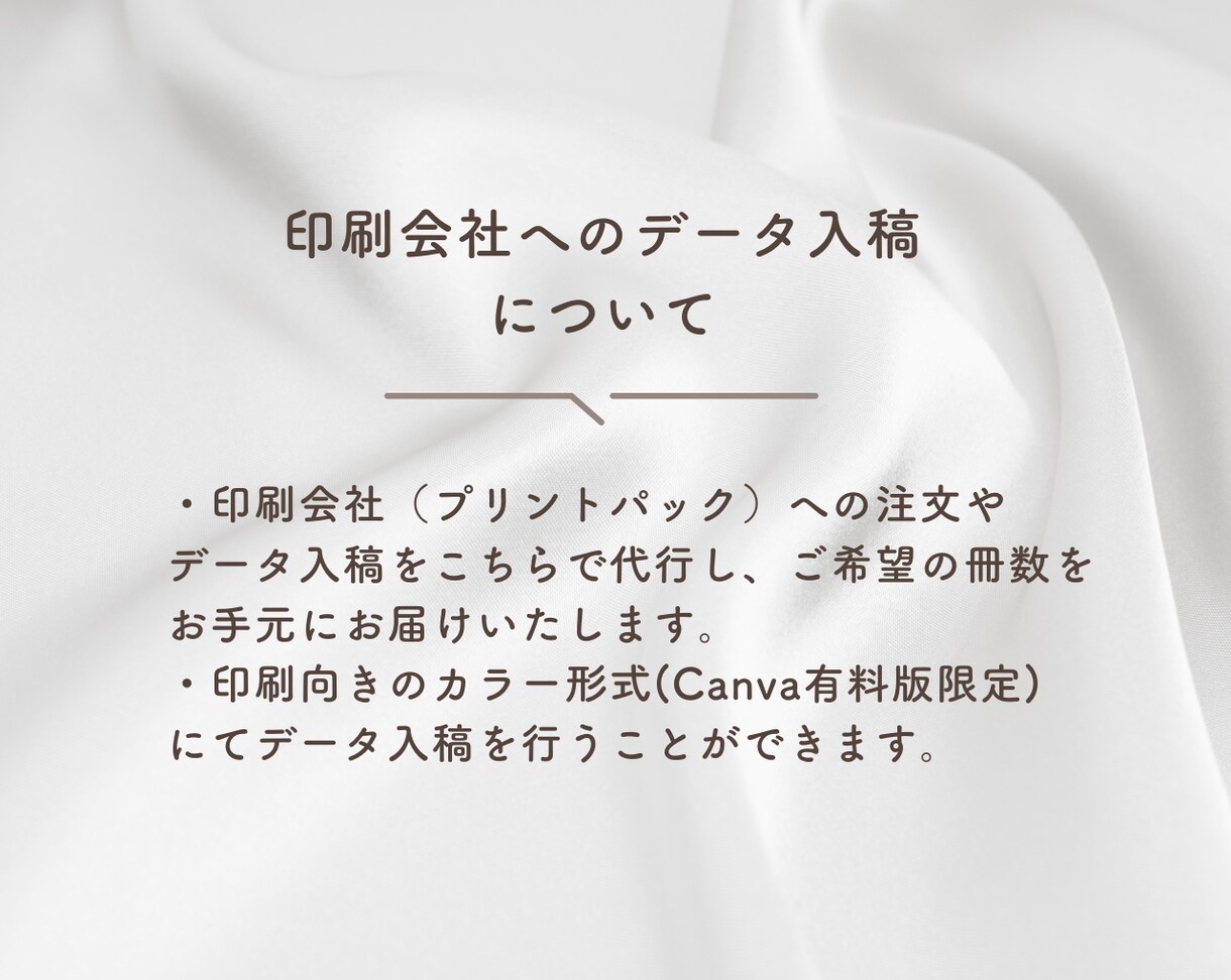 データ入稿代行を行います 【こちらはオプション商品です】 イメージ2