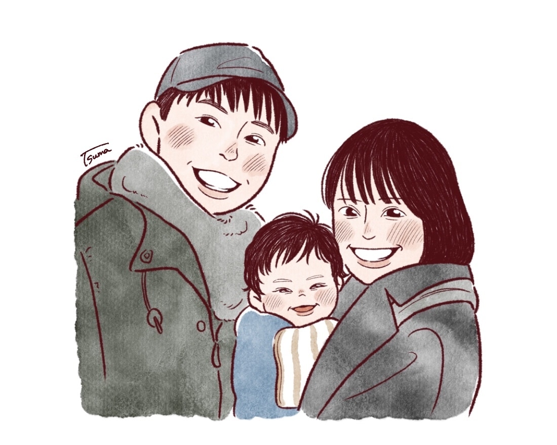 ほどよくリアルで優しく似せる似顔絵お描きします 大人数・ペットOK！笑顔が得意です♡記念日や贈り物にも◎ イメージ9