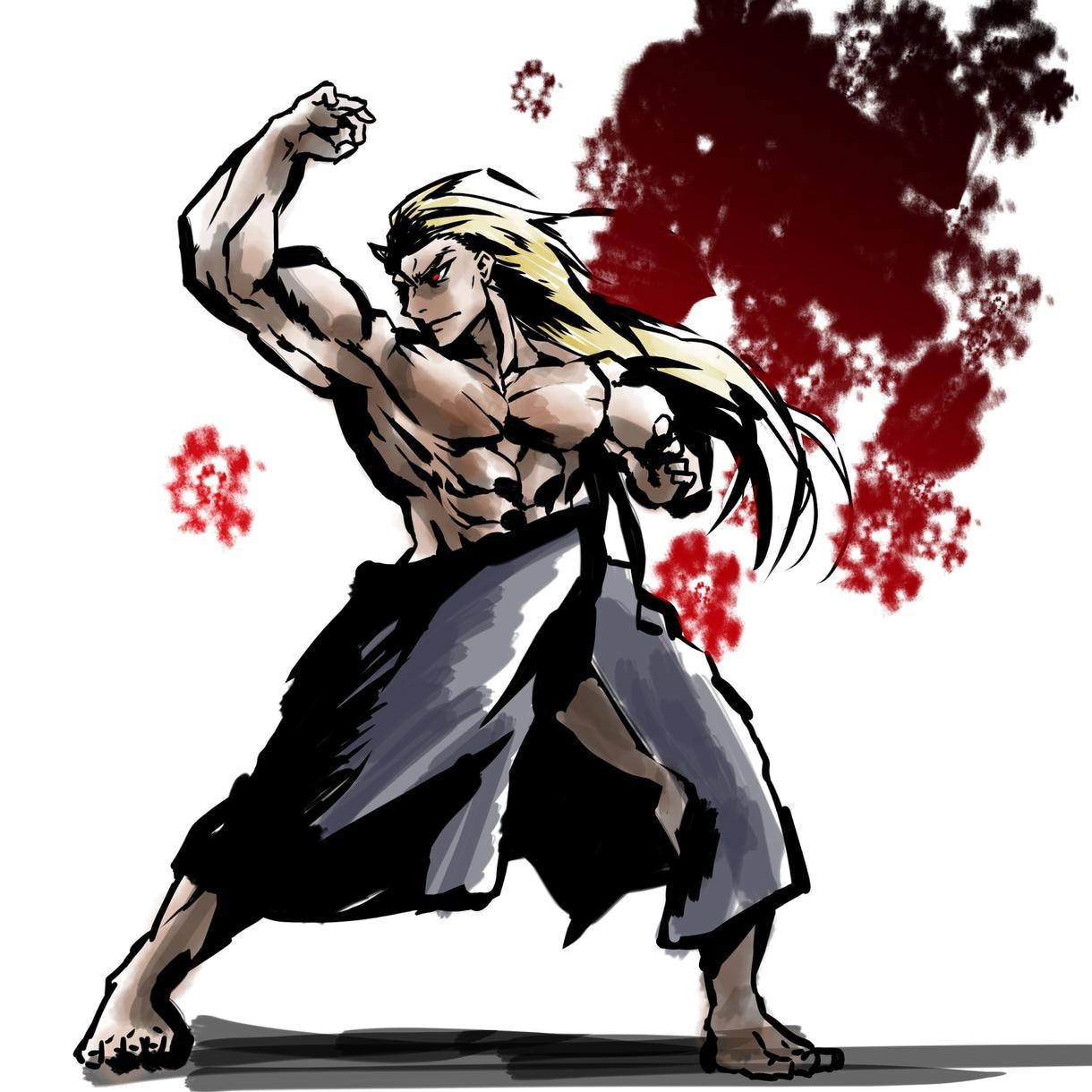 北斗の拳ドラゴンボールキャラのような筋肉を描きます 筋肉な絵を描いてほしい方向けの出品サービスです。 イメージ1