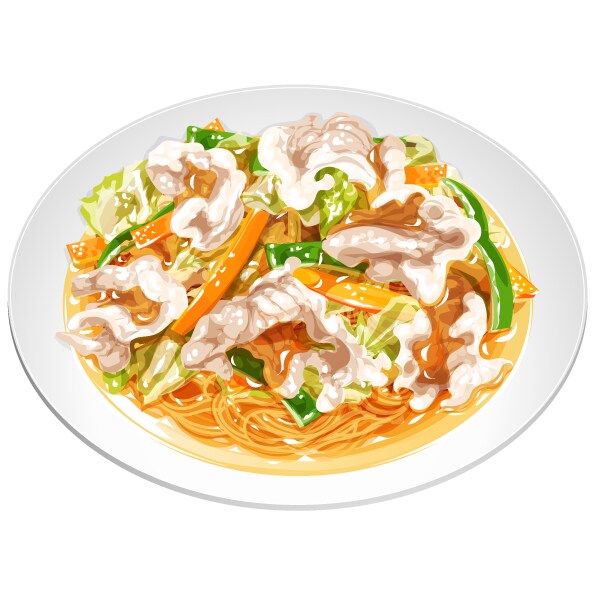 料理のイラストを描きます Adobe Illustlatorで作成いたします イメージ1