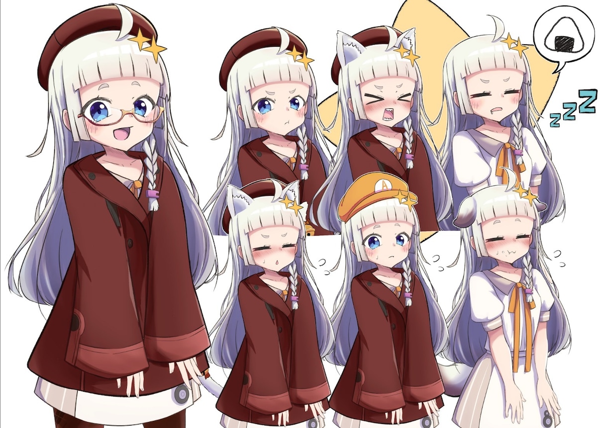 動画制作などで使用する立ち絵描きます オリジナルキャラもお任せください!! イメージ2
