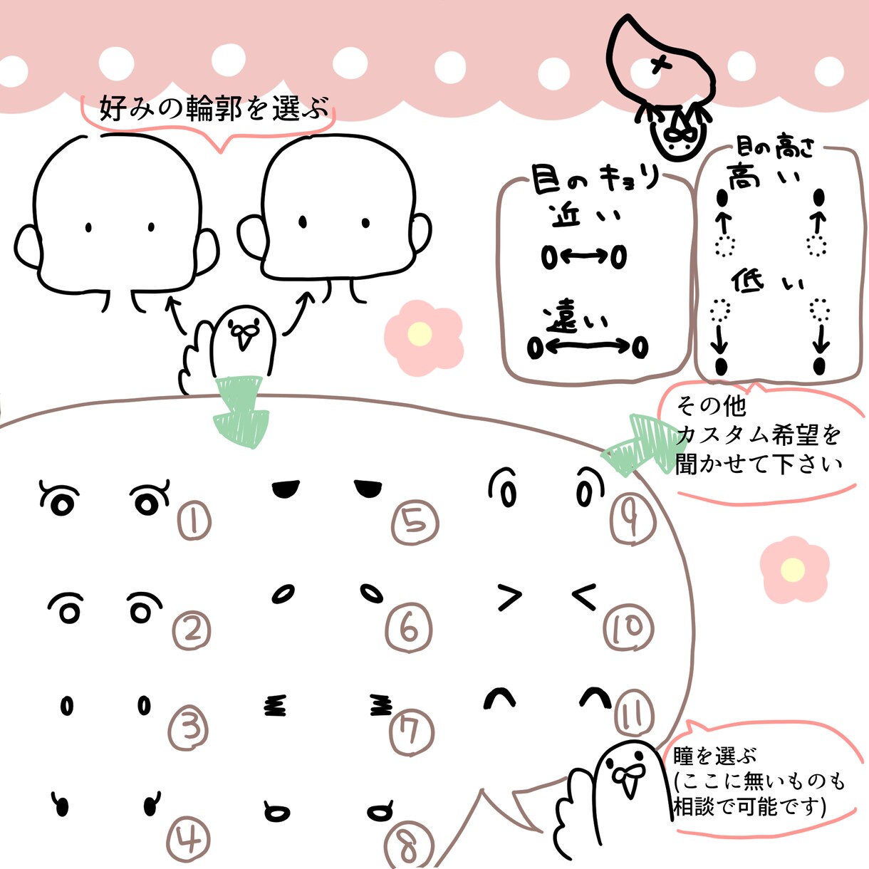 可愛いアイコンを描きます SNSなどで使用する可愛いアイコンを描きます！ イメージ3