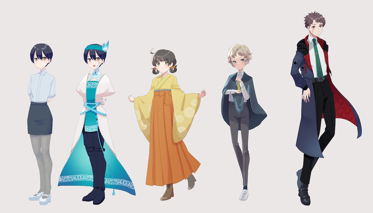 TRPG向け立ち絵制作します あなたのPCやNPCをより生き生きとさせるお手伝いをします！ イメージ8