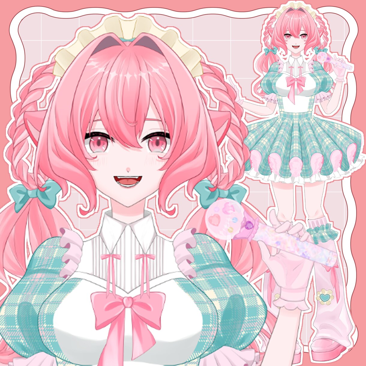 Vtuberモデルの全工程作成いたします モデル制作に関わる購入者様の”こだわり”を一緒に実現させます イメージ3