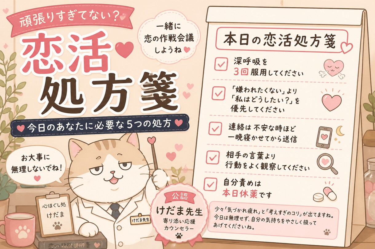 恋愛相談 ｜これより 恋活 応援作戦会議を始めます 微妙ニュアンス、一緒に紐解きます！これって脈アリ？脈ナシ？ イメージ7