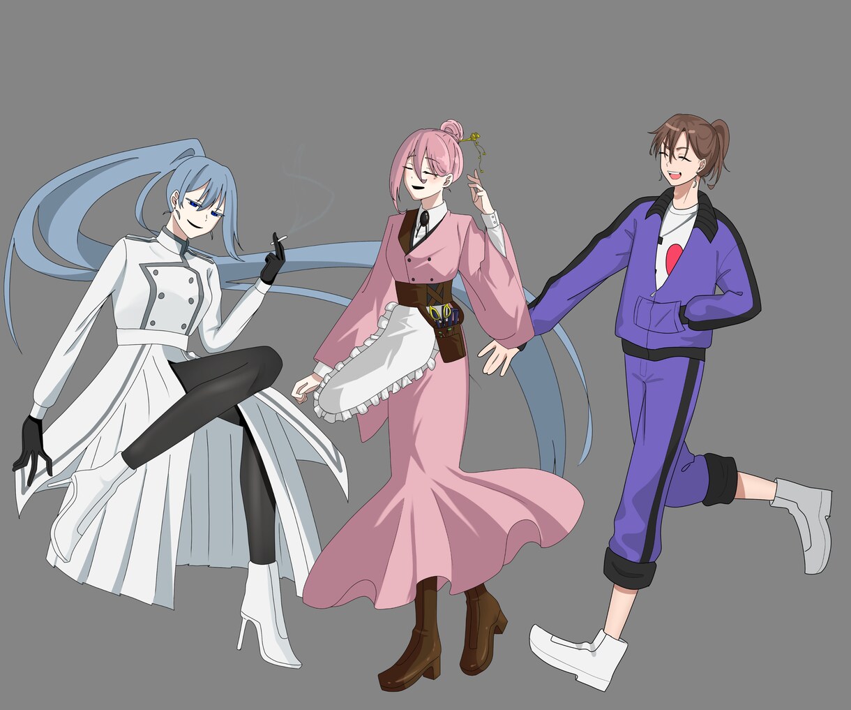 TRPG立ち絵・専用素材デザイン一貫制作します 即投入可！立ち絵＋お揃いの素材セットで世界観を構築 イメージ3