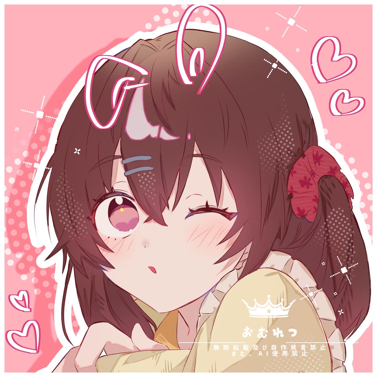 SNSアイコン・デフォルメ・1枚絵お描きします ❁⃘*.ﾟ一緒に素敵な1枚を❁⃘*.ﾟ イメージ1