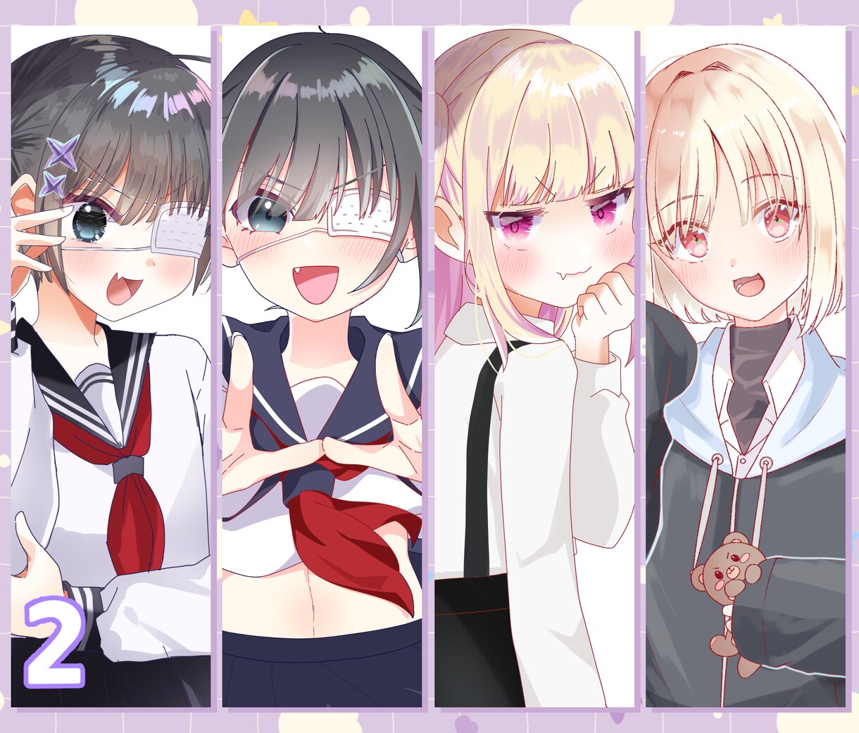 TRPGもVTuberもOK！可愛い立ち絵作ります 好きな絵柄を選ぶだけ！追加料金無し！最短４日で納品可 イメージ3