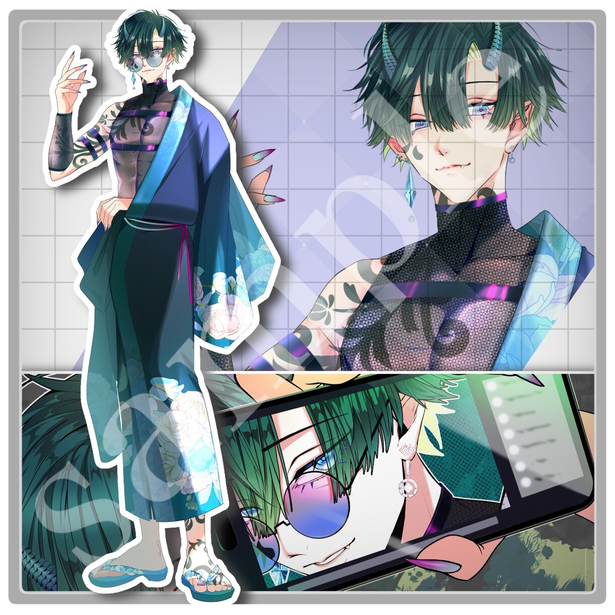 キャラクターイラスト作成します 商用利用なしの方はこちらをご覧ください イメージ6