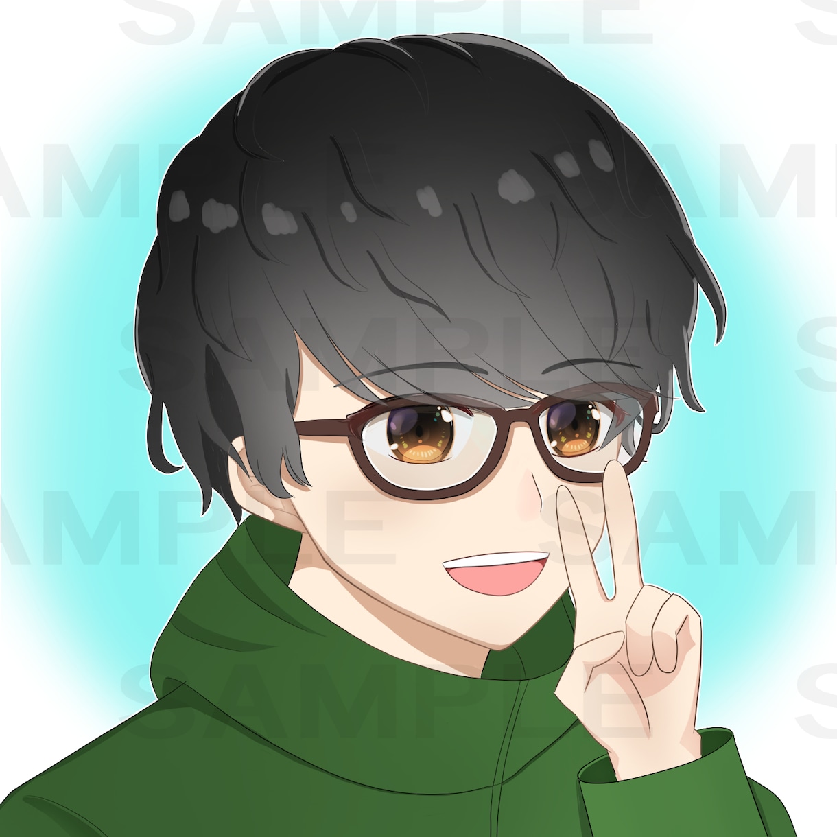 かわいいアイコンお描きします SNS、ブログなどのアイコンに♪ イメージ2