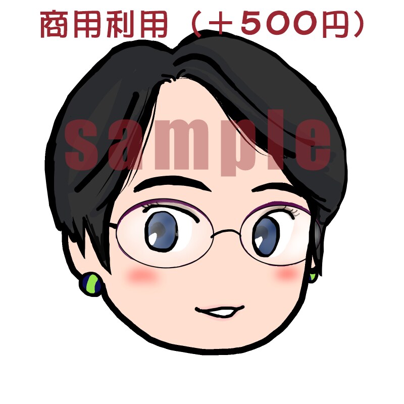 SNS似顔絵アイコン描きます X,instagram,YouTube,などに！ イメージ7