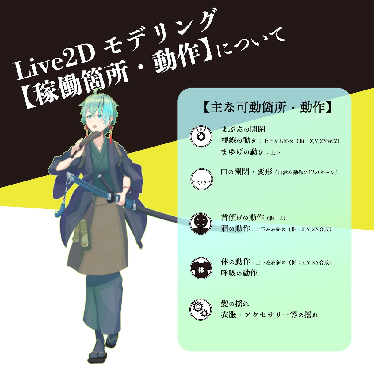 あなたの【Vtuber】キャラデザします ‐あなたの趣味を詰め込んだVtuberをゼロから作ろう!‐ イメージ3