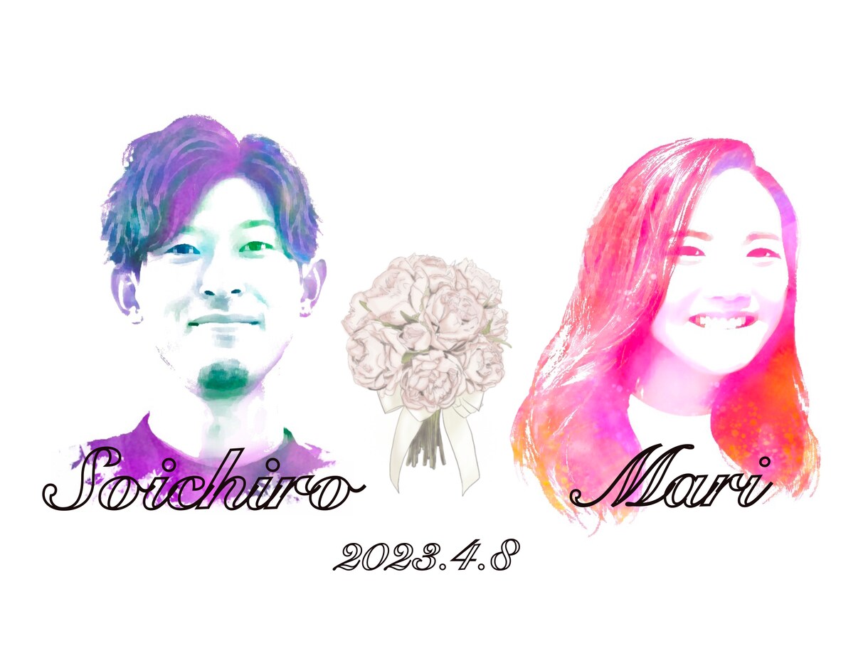 結婚式のウェルカムボードを作成します シンプルでお洒落な作品で、友達と思い出を共有しましょう！ イメージ10