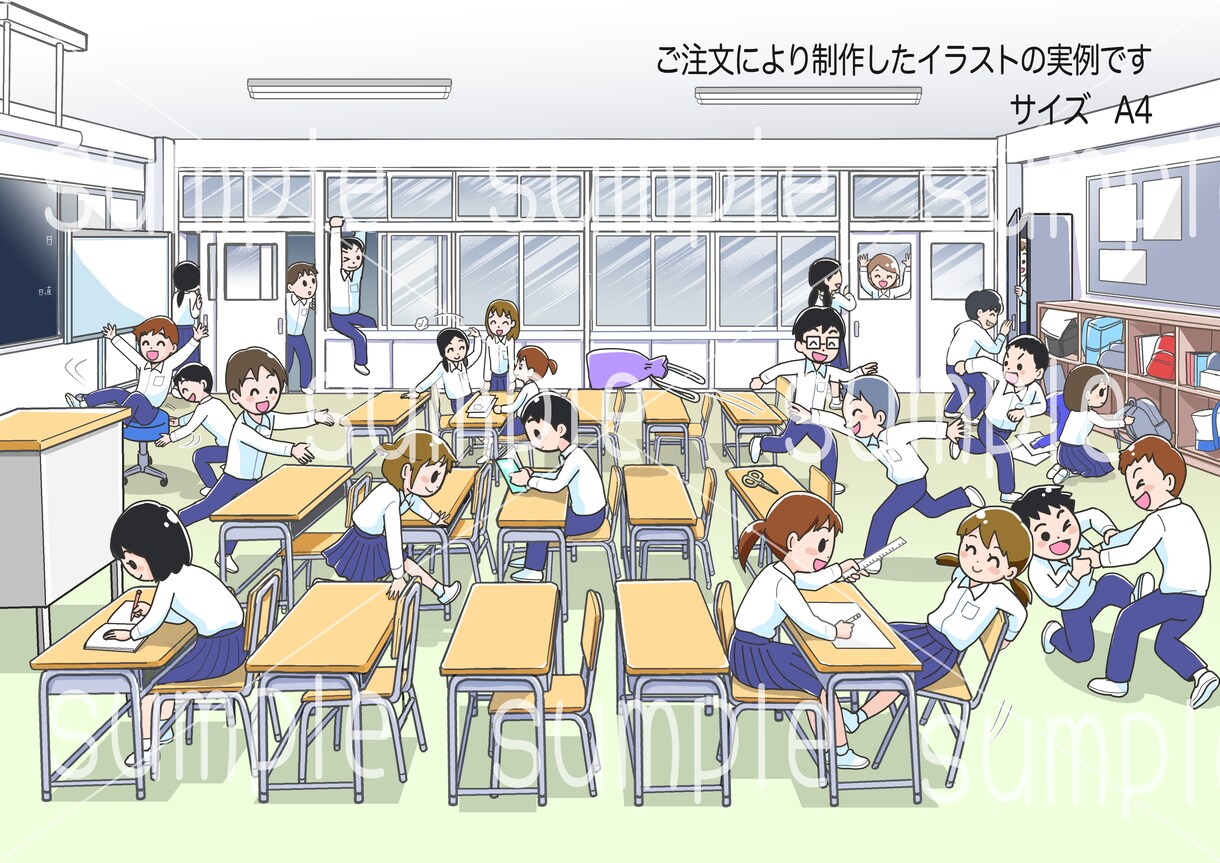 プロの漫画家がイラストを描きます 【商用OK】ご希望に沿ったオリジナルイラストを作成します イメージ4