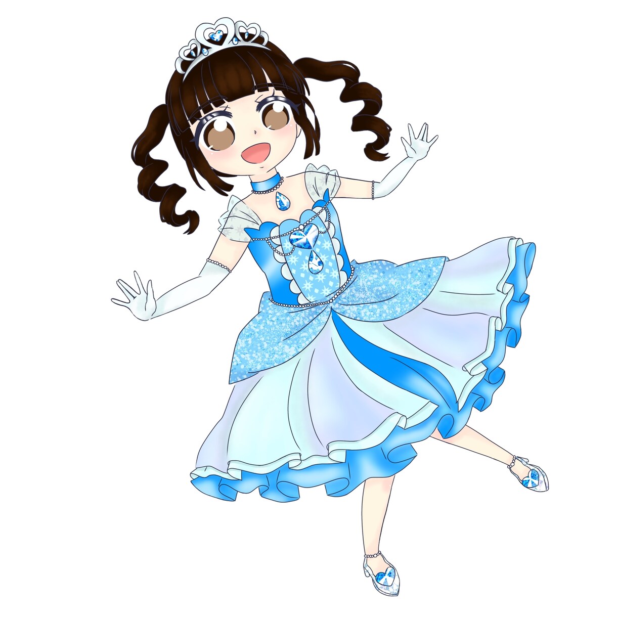 人物のイラストを描きます アイドルアニメ等の可愛いイラストを描きたいです イメージ3
