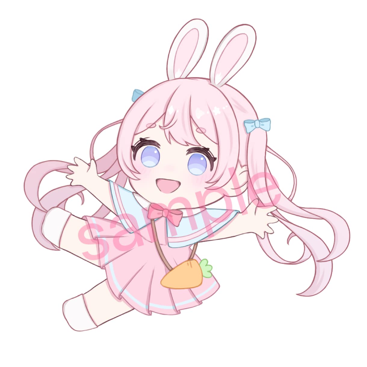 ミニキャラ描きます アイコンにしたい方、オリジナルキャラクターが欲しい方 イメージ1