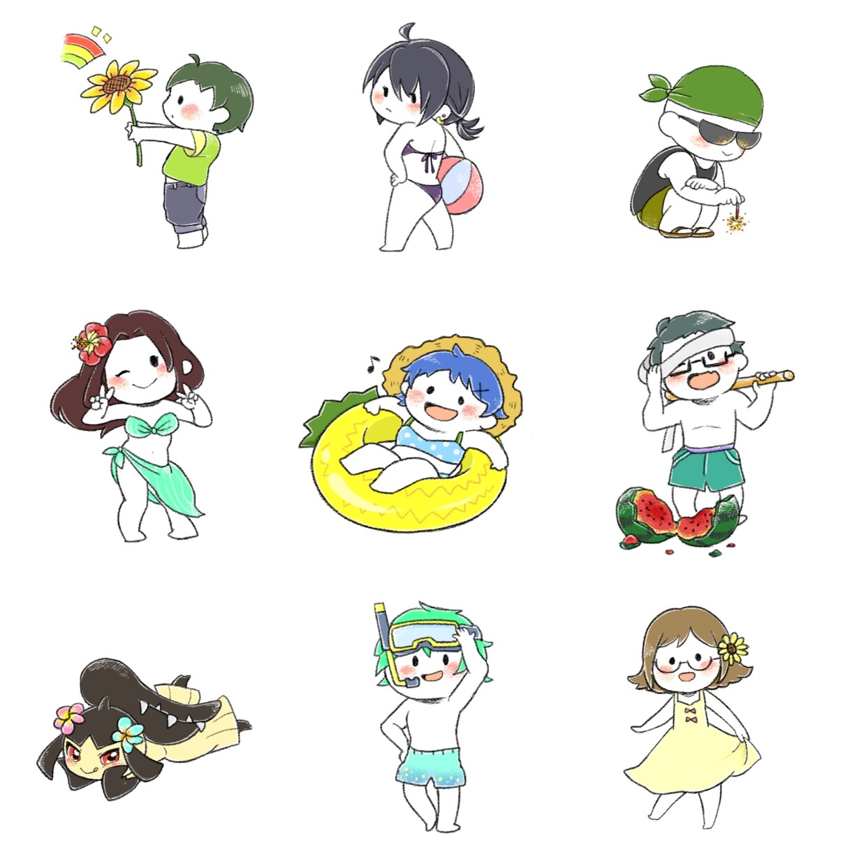 クレヨン風のかわいいSNSアイコンを作成します クレヨンで描いたような優しいタッチで、誰にでも好印象！ イメージ3