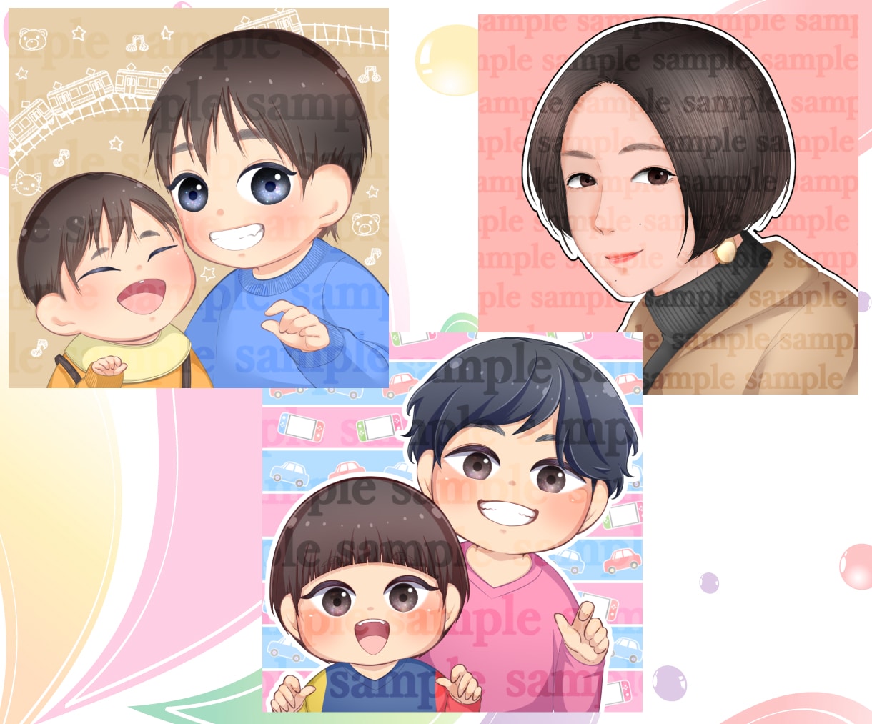 可愛い似顔絵描きます あなただけの1枚いかがですか？ イメージ2