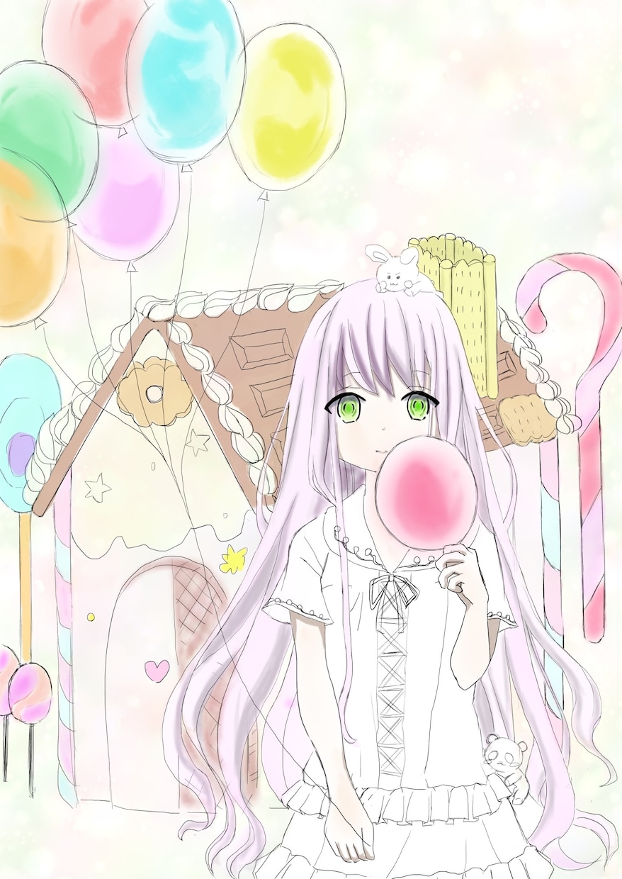 ボカロ曲の1枚絵やMVやイラスト等の絵師請負います 貴方だけの可愛いを届けます。自分だけを特別に イメージ8