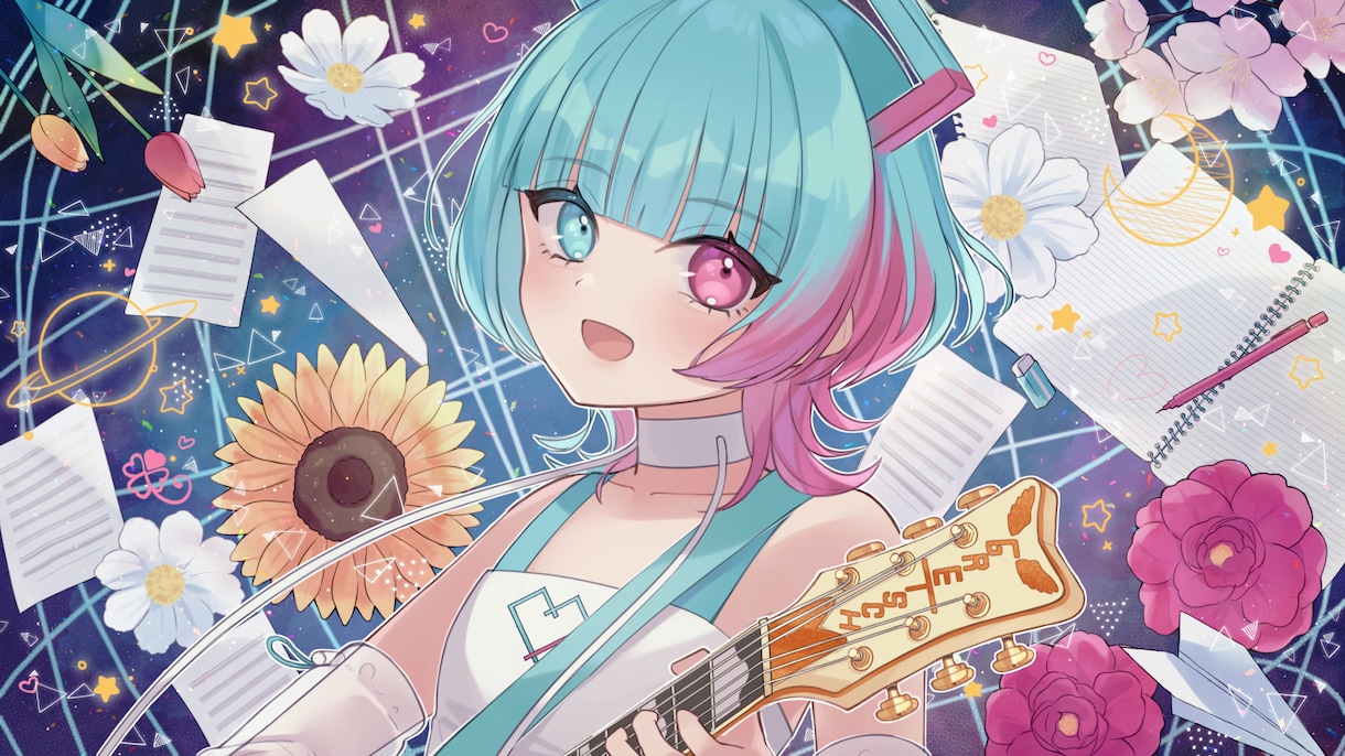 動画サムネイル用イラストを描きます 歌ってみた・オリジナル曲等のイラストが欲しい方に！ イメージ3