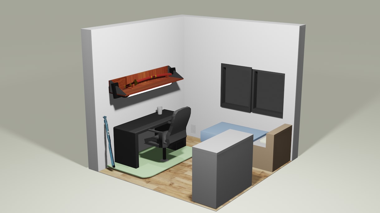 3Dモデリングのご依頼受け付けます 高校生がblenderを使って要望に添った作品を作ります イメージ1