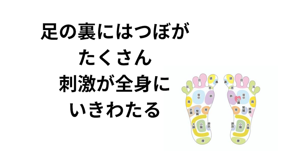 足の裏の簡単セルフマッサージで体の疲れを癒します 足裏刺激で姿勢も整い、気持ちも整う イメージ2