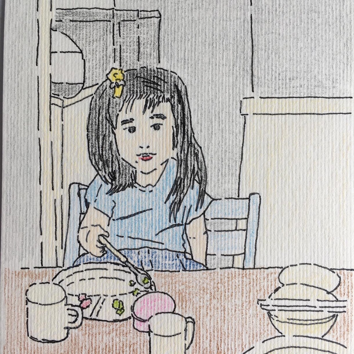 心温まるイラストを提供します お家時間が長い今、お部屋に心温まる絵を飾ってみませんか？ イメージ6