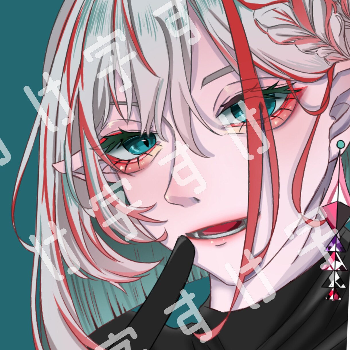 癖になる絵柄でアイコンイラスト描きます アイコンに使えるイラストをお描きします！！！！ イメージ1