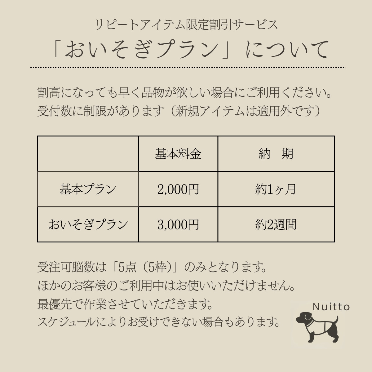 リピート用・ハンドメイド犬服の縫製代行いたします 法人・企業・ブランド様向けミシンサポートサービスです イメージ7