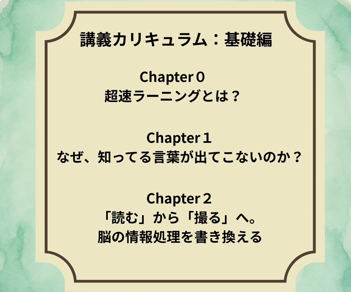 限定モニター！努力が追いつく超速学習法教えます 知識を理解し整理し使える力へ！全7本の超速学習動画講義 イメージ5