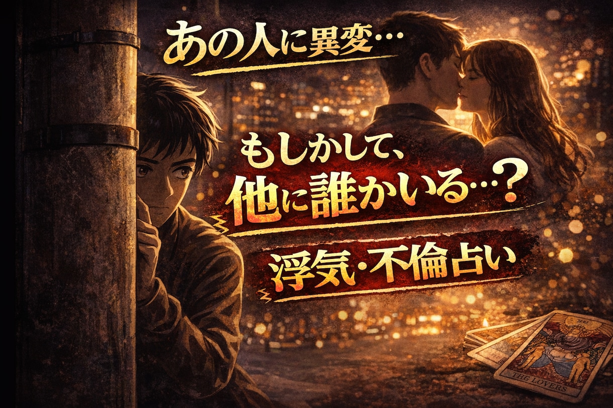 浮気不倫占い〇他に関係ある人がいるか読み解きます あなただけって本当？なんとなく感じてる不安見てみませんか？ イメージ1