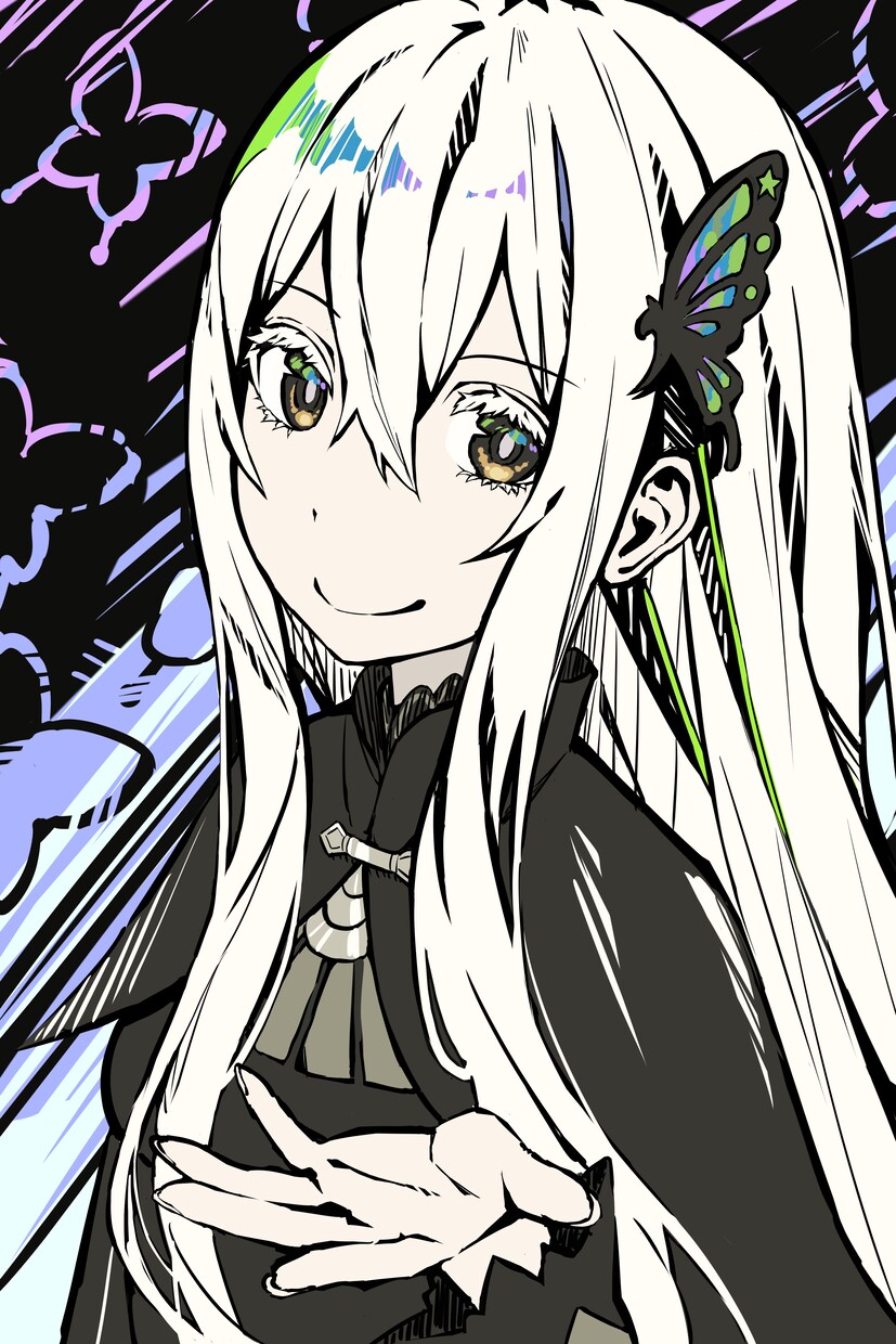 ベタ塗りのイラストを描きます シンプルなイラストです！ハッチングを多用します イメージ1
