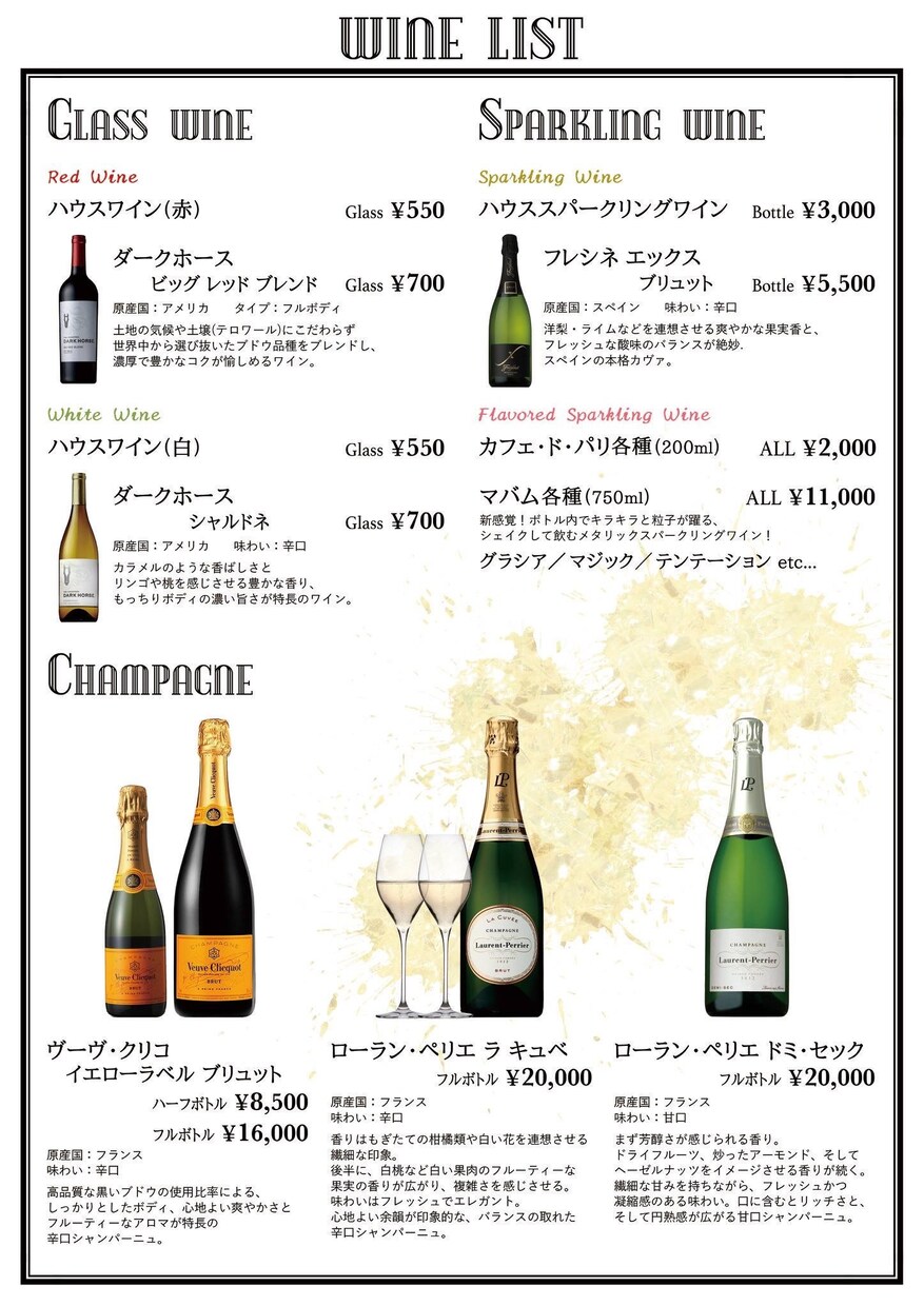 世界に一つしかないドリンクメニューを作ります あなたのお店の世界観を大切に、ご満足いただく事を第一に♪ イメージ6